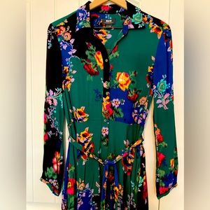 Maeve Anthropologie, US size 6, like new floral with handkerchief hemline